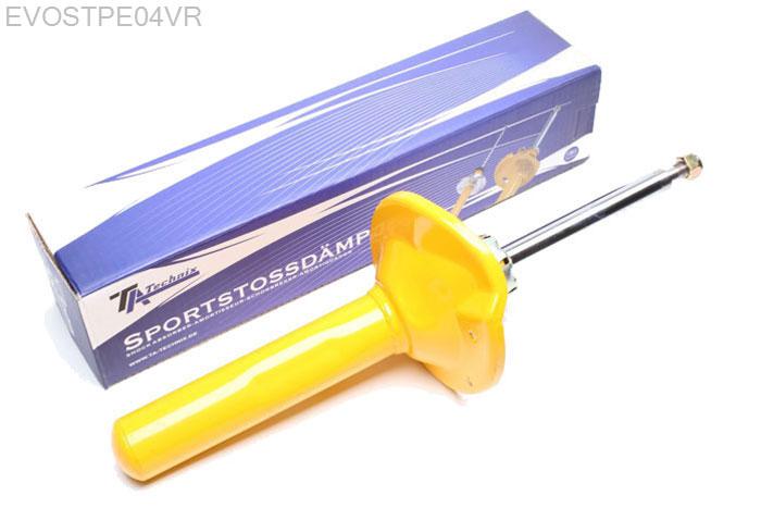 EVOSTPE04VR, Sport schokdemper Vooras-Rechts, Citroen Berlingo (MF), Sport shock absorber Citroen Berlingo, Peugeot 206, 206 and  (T3E), Partner Combispace, Kastenfront-right, Verlaging tot -40mm mogelijk, Prijs is per stuk ! , aantal ingeven bij bestellen